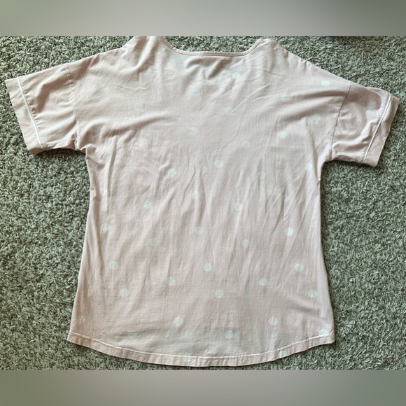 Mishangyishi Cherry Print Pajama Set - Pink & White - Women’s Size XL - Picture 3 of 6